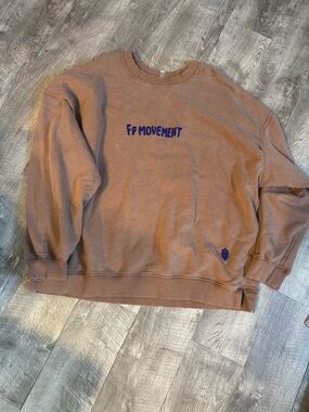 Freepeople  Crewneck Sweatshirt - Brown